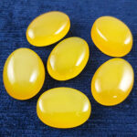 نگین بیضی شرف شمس مناسب گردن بند زنانه و مردانه + حکاکی - Image 2