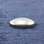 نگین بیضی حدید صینی سایز ۱۵*۲۰ زنانه و مردانه + حکاکی - Image 3