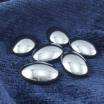 نگین بیضی حدید صینی سایز ۱۵*۲۰ زنانه و مردانه + حکاکی - Image 4