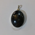 گردنبند نقره زنانه و مردانه دست ساز ساده با حدید صینی کوچک+حکاکی ذکر راحت شدن وضع حمل - Image 4