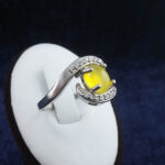 انگشتر زنانه نقره شرف شمس