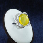 انگشتر شرف الشمس زنانه نقره