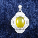 گردنبند زنانه طرح ستاره با نگین شرف شمس + حکاکی - Image 3