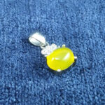 ست نقره زنانه طرح اقاقیا با نگین شرف شمس + حکاکی - Image 3