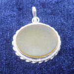 گردنبند طرح قجری با نگین شرف شمس + حکاکی - Image 3