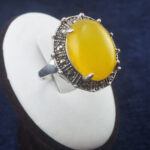 انگشتر نقره زنانه طرح خاتون