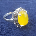 انگشتر نقره زنانه طرح خاتون