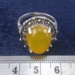 انگشتر نقره زنانه طرح خاتون