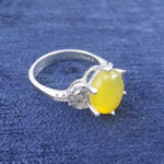 انگشتر نقره زنانه طرح شبنم