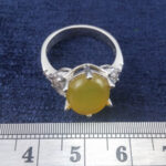 انگشتر نقره زنانه طرح شبنم