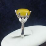 انگشتر نقره زنانه طرح شبنم