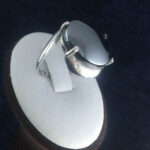 انگشتر نقره زنانه طرح نارنیا با سنگ حدید صینی + حکاکی