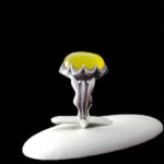 انگشتر شرف الشمس نقره مردانه بسیار شیک طرح پنجه‌ای + حکاکی - Image 2