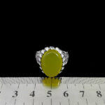 انگشتر شرف الشمس نقره مردانه طرح فاخر سیاه قلم یوسف + حکاکی - Image 4