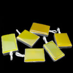 گردنبند شرف الشمس زنانه و مردانه دست ساز دورساده مستطیلی بزرگ + حکاکی - Image 3