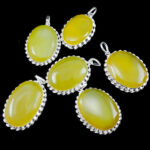 گردنبند شرف الشمس الماس تراش نقره متوسط طرح پیچک دست ساز + حکاکی - Image 3