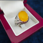 جعبه انگشتر زنانه و مردانه لوکس طرح چوبی - Image 3