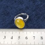 انگشتر مردانه نقره اصل طرح حمد با سنگ شرف الشمس + حکاکی - Image 3