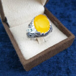 جعبه انگشتر زنانه و مردانه طرح الماس - Image 2