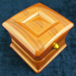 جعبه انگشتر زنانه و مردانه رویال طرح چوب