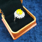 جعبه انگشتر زنانه و مردانه رویال طرح چوب - Image 3