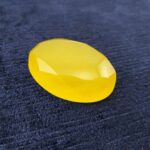 نگین بیضی الماس تراش شرف الشمس مناسب گردنبند زنانه و مردانه+ حکاکی