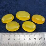 نگین بیضی الماس تراش شرف الشمس مناسب گردنبند زنانه و مردانه+ حکاکی - Image 2