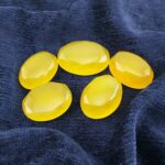 نگین بیضی الماس تراش شرف الشمس مناسب گردنبند زنانه و مردانه+ حکاکی - Image 3