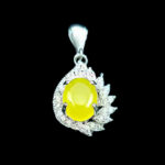 گردنبند شرف شمس زنانه نقره طرح گیتی + حکاکی - Image 3