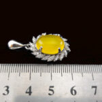 گردنبند شرف شمس نقره زنانه طرح نیوشا + حکاکی - Image 2