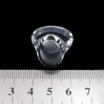 انگشتر نقره مردانه طرح صفوی اردشیر با سنگ حدید صینی + حکاکی - Image 3