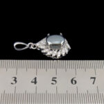 گردنبند حدید صینی زنانه نقره طرح گیتی + حکاکی - Image 2