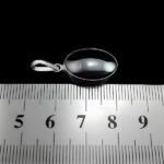 گردنبند نقره زنانه و مردانه دست ساز ساده با حدید صینی کوچک + حکاکی - Image 2