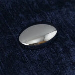 سنگ حدید صینی بیضی سایز گردنبندی زنانه و مردانه + حکاکی - Image 2