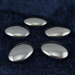 سنگ حدید صینی بیضی سایز گردنبندی زنانه و مردانه + حکاکی - Image 4