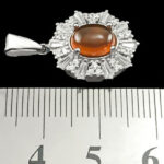 گردنبند عقیق یمنی سرخ نقره زنانه طرح سولماز - Image 2