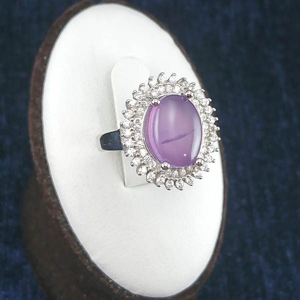 بهترین انگشتر عقیق یمنی کبود نفیس