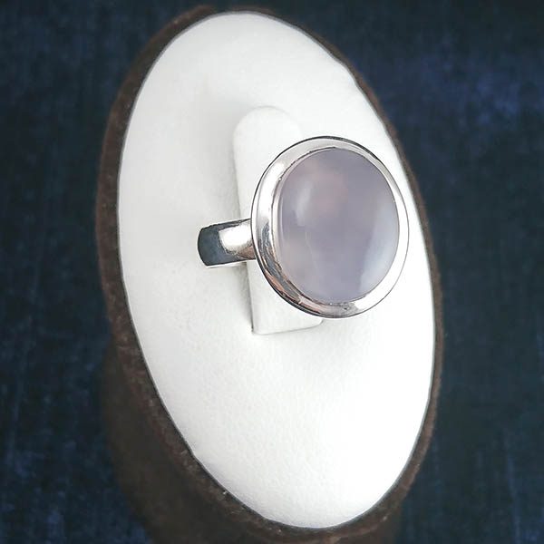 انگشتر عقیق یمنی کبود زنانه مردانه نقره ساده