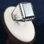 انگشتر حدید مردانه دست ساز سنگین