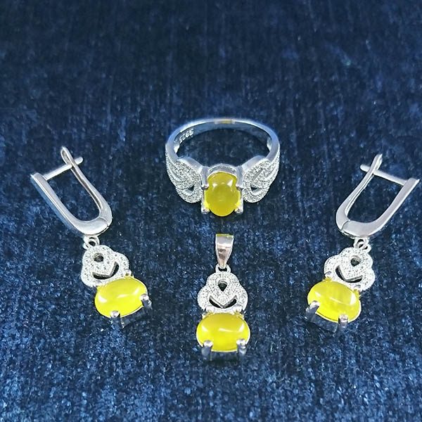 نیم ست شرف الشمس زنانه نقره