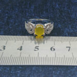 ست نقره زنانه طرح زلیخا با نگین شرف شمس + حکاکی - Image 3