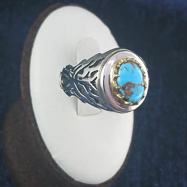 زیباترین انگشتر فیروزه ظریف