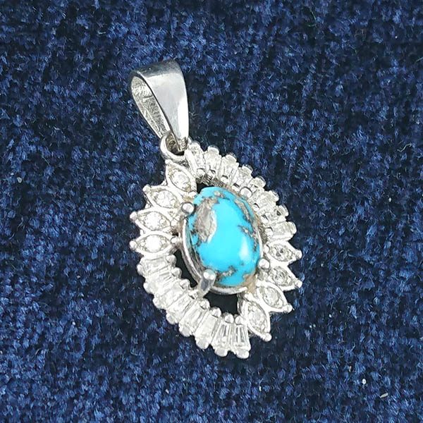 گردنبند فیروزه زنانه نقره خاص