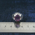 انگشتر نقره مردانه طرح فاخر فربد با سنگ آمیتیست - Image 3