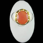 انگشتر نقره مردانه طرح بهنام با سنگ عقیق یمنی سرخ - Image 4