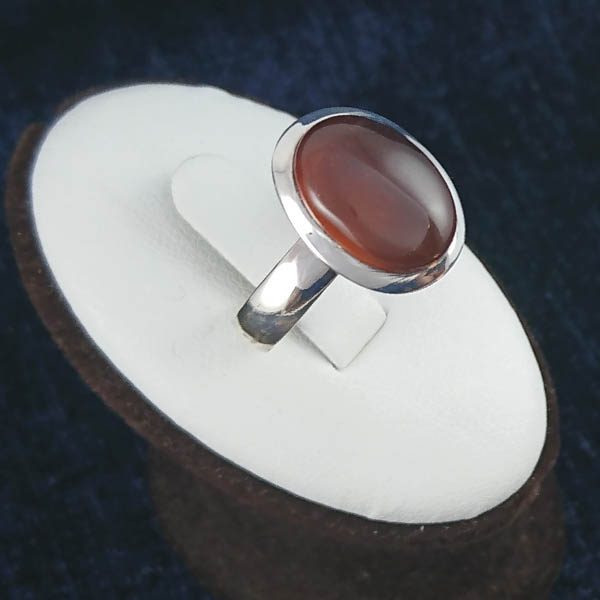 انگشتر عقیق یمنی سرخ زنانه مردانه نقره