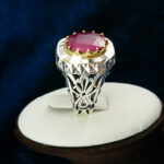 رکاب طرح شبکه یاقوت سرخ مردانه