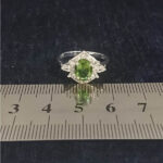 انگشتر نقره زنانه طرح آتریسا با سنگ الکساندریت - Image 5