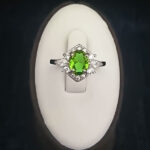 انگشتر نقره زنانه طرح آتریسا با سنگ الکساندریت - Image 2