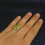 انگشتر نقره مردانه طرح پدرام با سنگ الکساندریت - Image 5